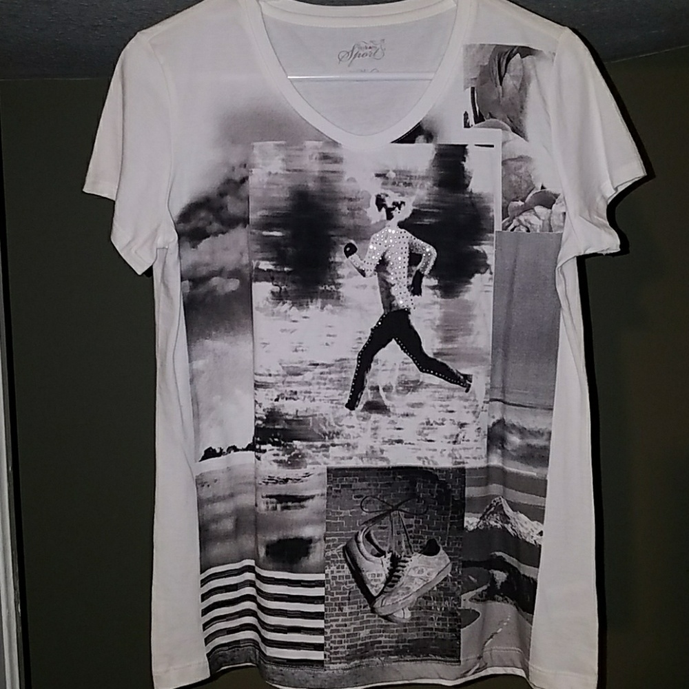 Style & Co Sport Graphic Tee